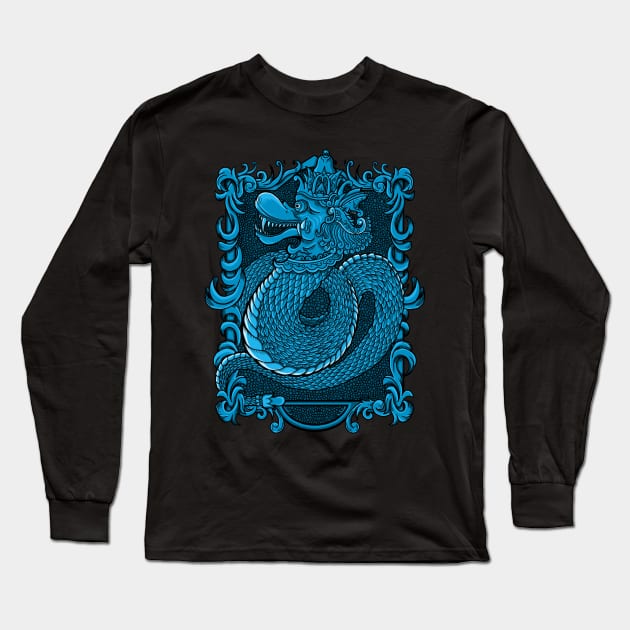 Javanese Dragon Long Sleeve T-Shirt by suryas